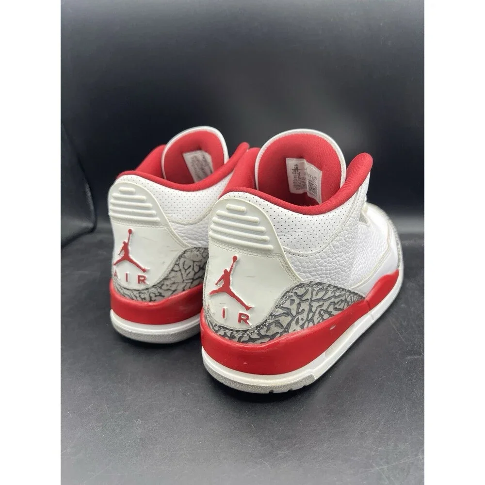 Air Jordan 3 Retro 'Cardinal Red' Men’s Size 10 (CT8532-126)